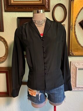 Vintage Chaus Beaded Blouse
